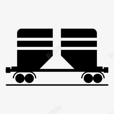 货运铁路贸易图标图标
