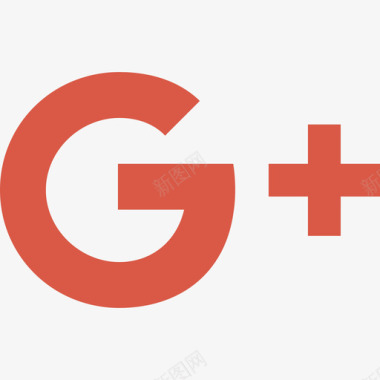 GooglePlus社交媒体2扁平图标图标