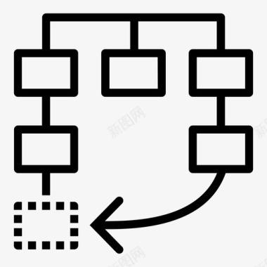 企业规划企业组织结构图图标图标