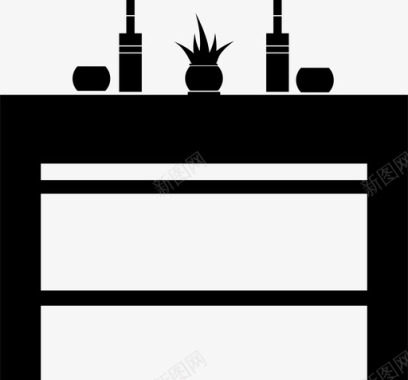 餐厅家具餐桌图标图标