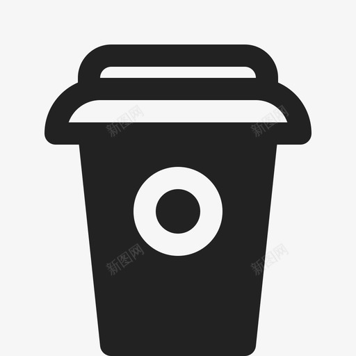 塑料杯饮料咖啡图标svg_新图网 https://ixintu.com 咖啡 塑料杯 饮料