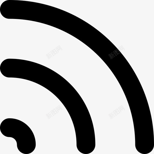 Wifiui接口集合线性图标svg_新图网 https://ixintu.com Wifi ui接口集合 线性