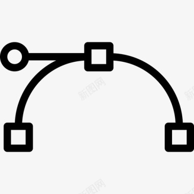 向量界面集线性图标图标