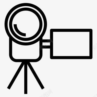 手持式相机三脚架便携式相机数码相机图标图标