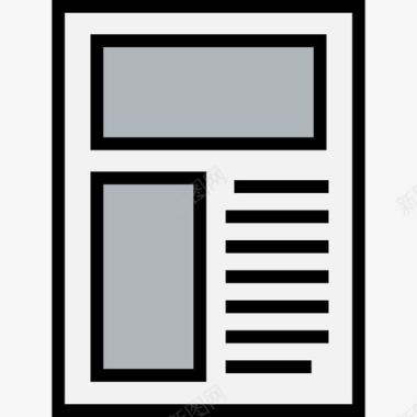 列文本编辑器5线性颜色图标图标