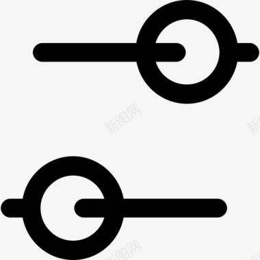 级别科学元素2粗体圆形图标图标