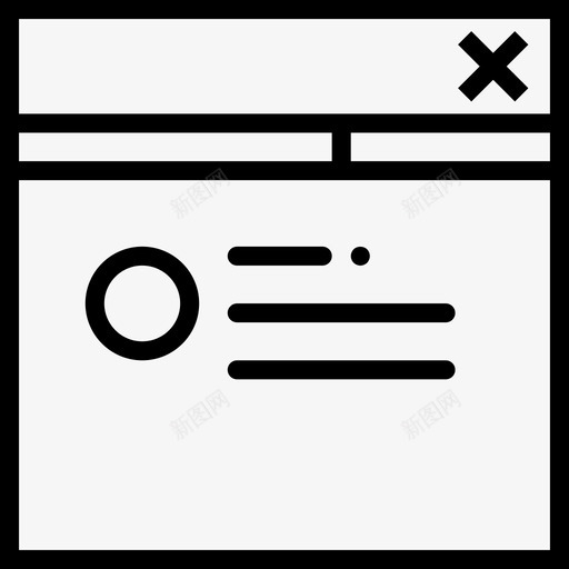 浏览器用户界面集线性图标svg_新图网 https://ixintu.com 浏览器 用户界面集 线性