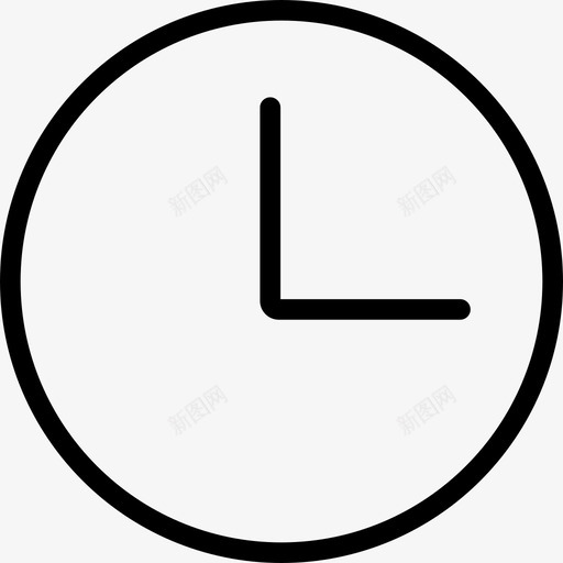 时间时钟持续时间图标svg_新图网 https://ixintu.com 待定 持续时间 时钟 时间 财务应用程序 速度