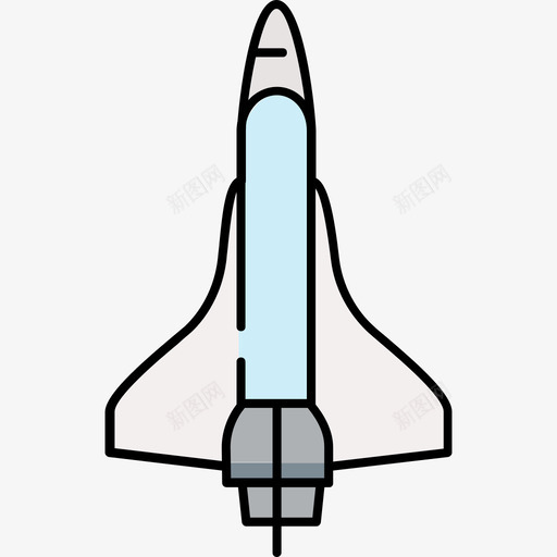 火箭科学与设备6彩色128px图标svg_新图网 https://ixintu.com 彩色128px 火箭 科学与设备6