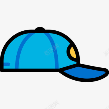 帽子线性运动颜色线性颜色图标图标