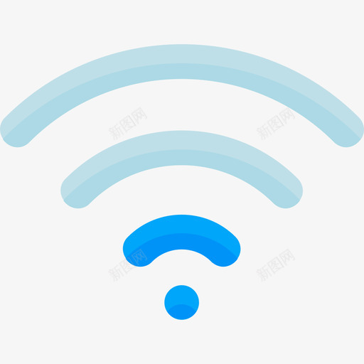 Wifi电子设备5扁平图标svg_新图网 https://ixintu.com Wifi 扁平 电子设备5