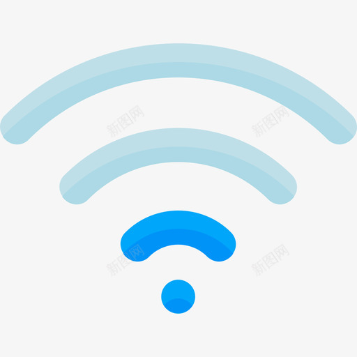 Wifi电子设备5扁平图标svg_新图网 https://ixintu.com Wifi 扁平 电子设备5