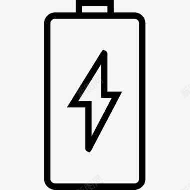 电池基本组件2线性图标图标