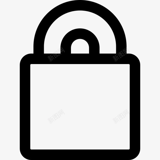 锁定安全用户界面集图标svg_新图网 https://ixintu.com 安全 用户界面集 锁定