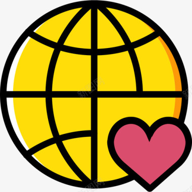 全球搜索引擎优化和分析2黄色图标图标