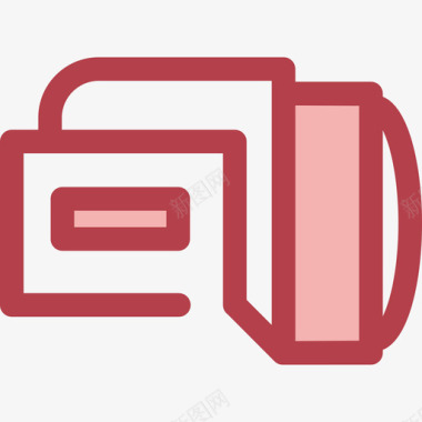 手电筒行程18红色图标图标