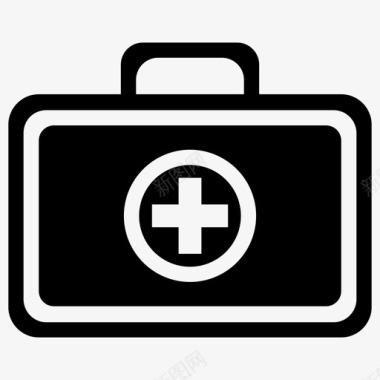 急救箱医疗保健医疗救助图标图标