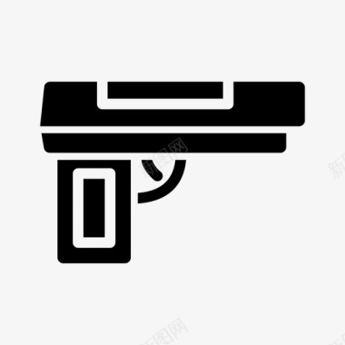 手枪枪正义图标图标