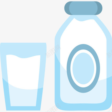 牛奶食品农家元素系列图标图标