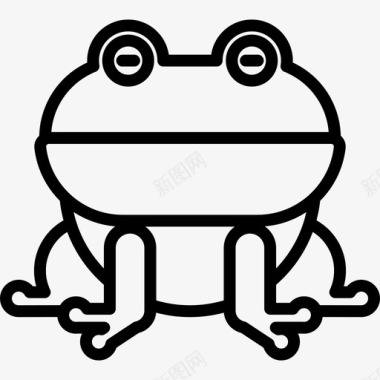 青蛙动物5直系图标图标
