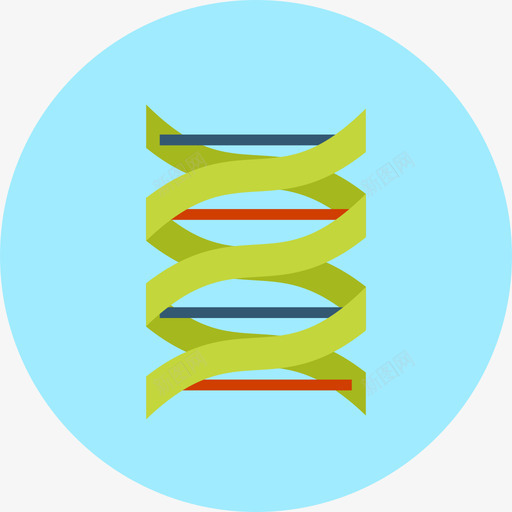 Dna化学元素圆形图标svg_新图网 https://ixintu.com Dna 化学元素 圆形