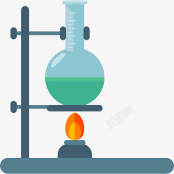扁平化学扁平化学烧瓶图标高清图片