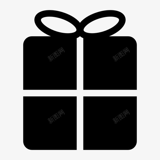 礼物盒子惊喜图标svg_新图网 https://ixintu.com 包装 惊喜 盒子 礼物