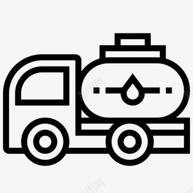 燃料车运输车辆图标图标