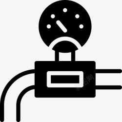 CO2气体气体管道结构2填充图标高清图片