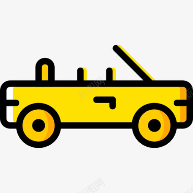 4号运输车黄色图标图标