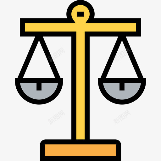 平衡办公室和设备线颜色图标svg_新图网 https://ixintu.com 办公室和设备 平衡 线颜色