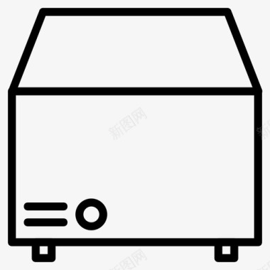 配送箱汽车货物图标图标