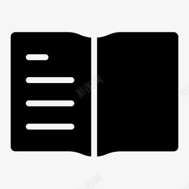 书页书籍教育图标图标