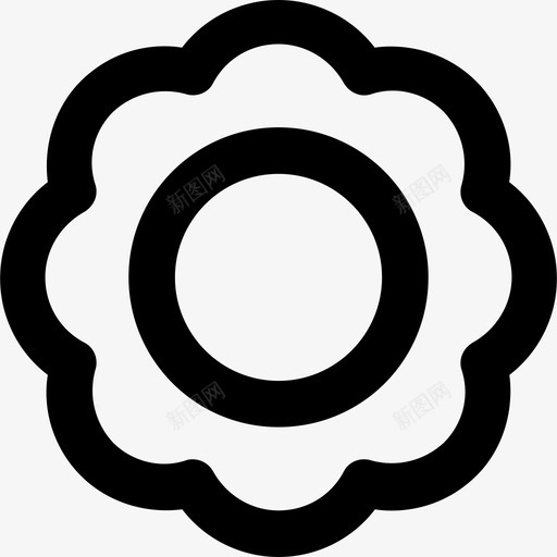 花朵和开发元素大胆圆润图标svg_新图网 https://ixintu.com 大胆圆润 花朵 设计和开发元素