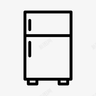 冰箱厨师冰柜图标图标