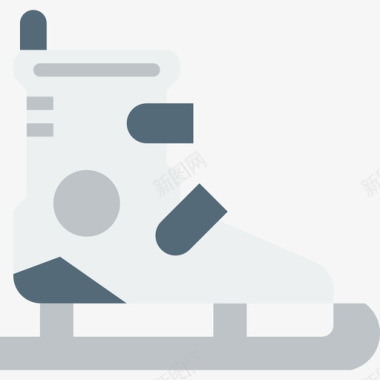 滑冰运动平板图标图标