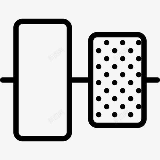 垂直对齐集直线图标svg_新图网 https://ixintu.com 垂直对齐 直线 设计集