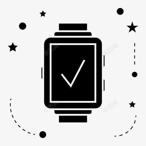 真的设备技术图标svg_新图网 https://ixintu.com 手表 技术 智能手表 真的 设备
