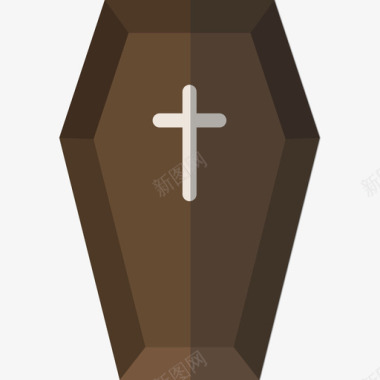 棺材万圣节19平的图标图标