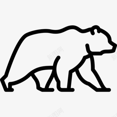 熊森林动物2直系图标图标