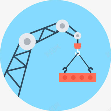 环形结构6起重机图标图标