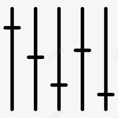 音量均衡器乐器图标图标
