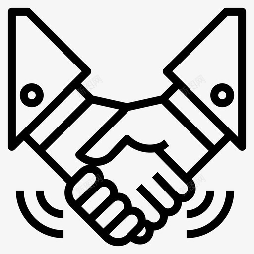 握手协议交易图标svg_新图网 https://ixintu.com 业务 交易 协议 合伙 握手