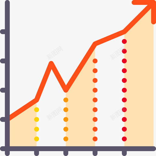 图表彩色初创企业和新业务平面图图标svg_新图网 https://ixintu.com 图表 平面图 彩色初创企业和新业务