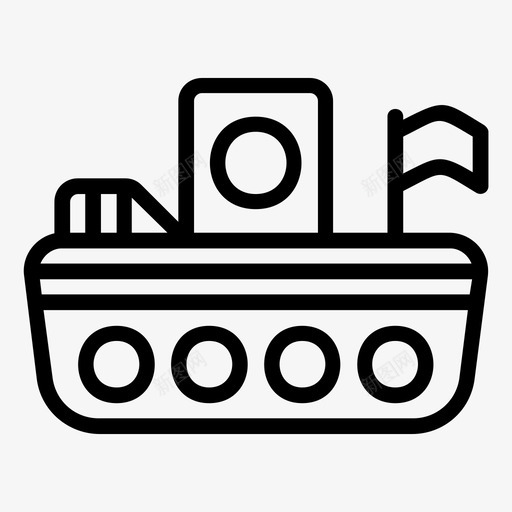 玩具船船玩具孩子图标svg_新图网 https://ixintu.com 孩子 游戏 玩具 玩具船 船玩具