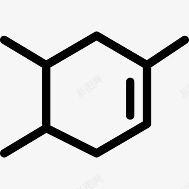 细胞科学组线性图标图标