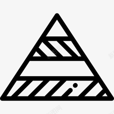 金字塔企业管理2直线型图标图标