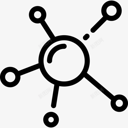 分子教育13线性图标svg_新图网 https://ixintu.com 分子 教育13 线性