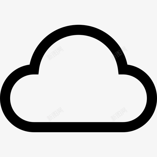 云气象3线性图标svg_新图网 https://ixintu.com 云 气象3 线性