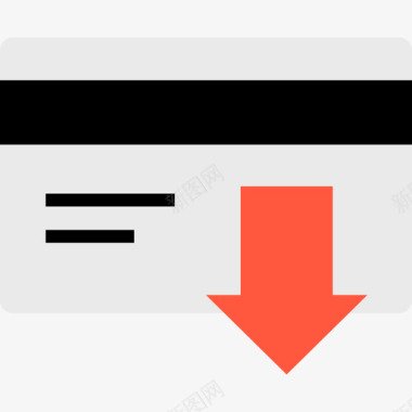 信用卡购物电子商务2持平图标图标